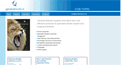 Desktop Screenshot of generalmedical.co.uk
